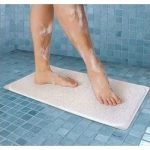 Shower Rug Αντιολισθητικό Μπάνιου με Βεντούζες 40x70cm Λευκό
