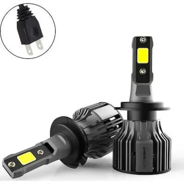 NovSight Λάμπες Αυτοκινήτου N39 H7 LED 6000K Ψυχρό Λευκό 12V 72W 2τμχ