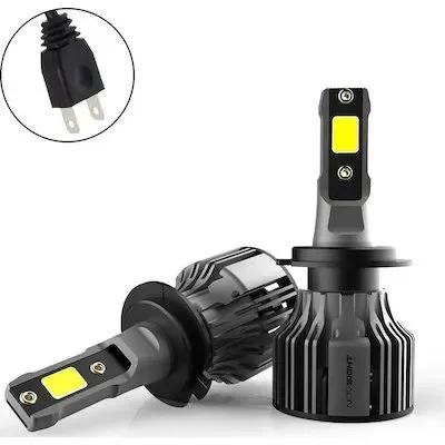 NovSight Λάμπες Αυτοκινήτου N39 H7 LED 6000K Ψυχρό Λευκό 12V 72W 2τμχ