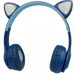 Andowl Q-EM51 Ασύρματα/Ενσύρματα On Ear Ακουστικά Μπλε