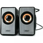 Andowl Q-YX16 Ηχεία Υπολογιστή 2.0 με Ισχύ 3W σε Ασημί Χρώμα
