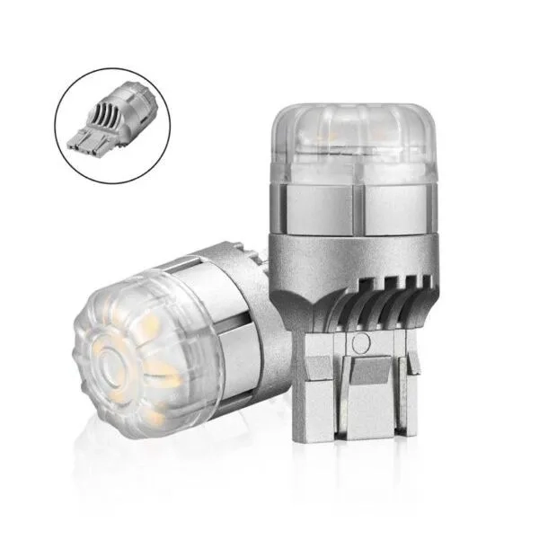 Διπολική Λάμπα T20 LED 7443 12V 9 SMD 3020 9W 700LM 6500K ψυχρό λευκό 2 τεμάχια A500 SL2 7443W NOVSIGHT