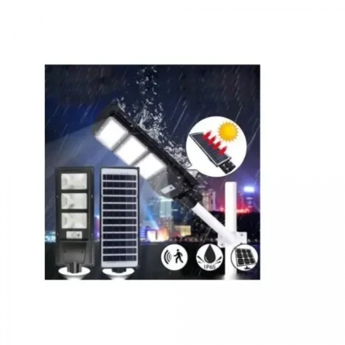 Αδιάβροχος ηλιακός προβολέας LED 300W 16000mAh με τηλεχειριστήριο GD-99300