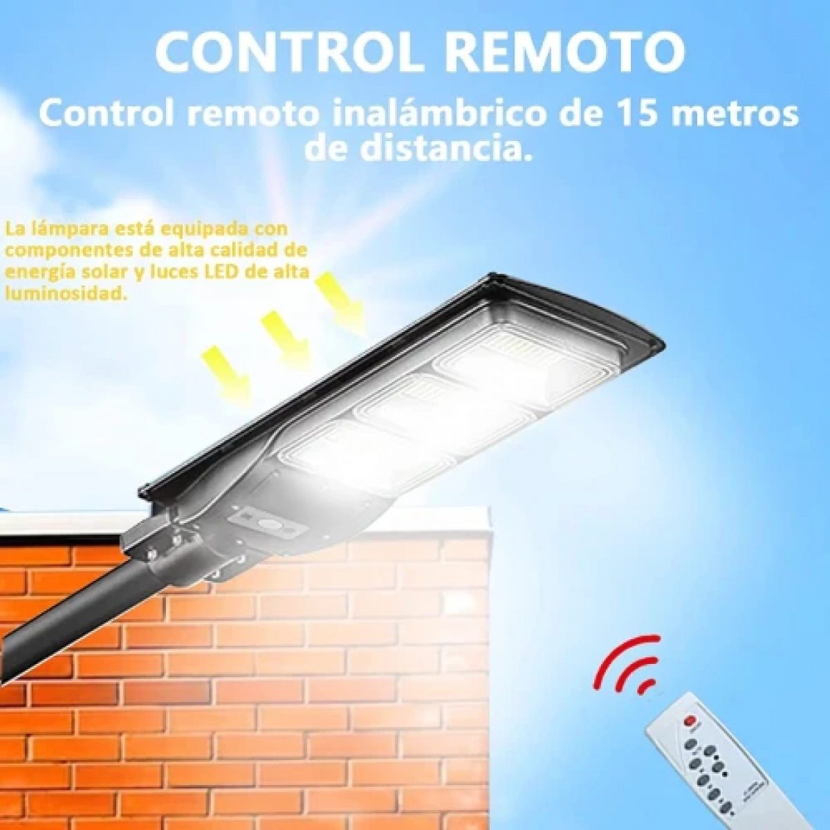 Αδιάβροχος ηλιακός προβολέας LED 100W 10000mAh με τηλεχειριστήριο GD-99100