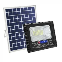 Αδιάβροχος ηλιακός προβολέας LED 25W 5000mAh με πάνελ & τηλεχειριστήριο GD-8825L