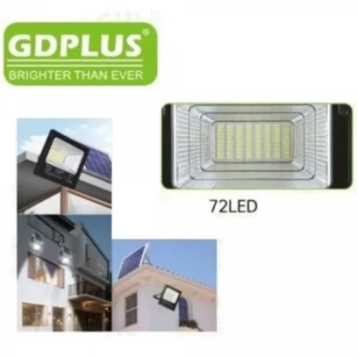 Αδιάβροχος ηλιακός προβολέας LED 25W 5000mAh με πάνελ & τηλεχειριστήριο GD-8825L