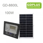 Αδιάβροχος ηλιακός προβολέας LED 100W 25000mAh με πάνελ & τηλεχειριστήριο GD-8800L