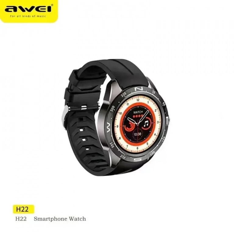 Awei H22 Ultra Sport Smartwatch Μαύρο