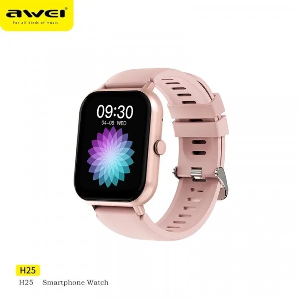 Awei H25 Sport Smartwatch Ροζ