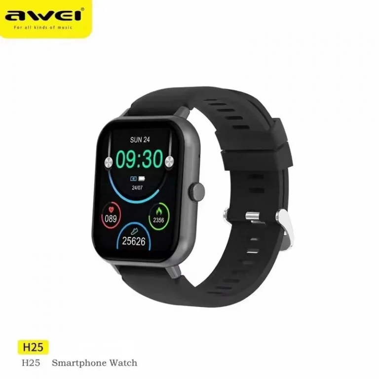 Awei H25 Sport Smartwatch Μαύρο