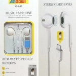 Andowl Q-A48 In-ear Handsfree με Βύσμα Type-C Λευκό