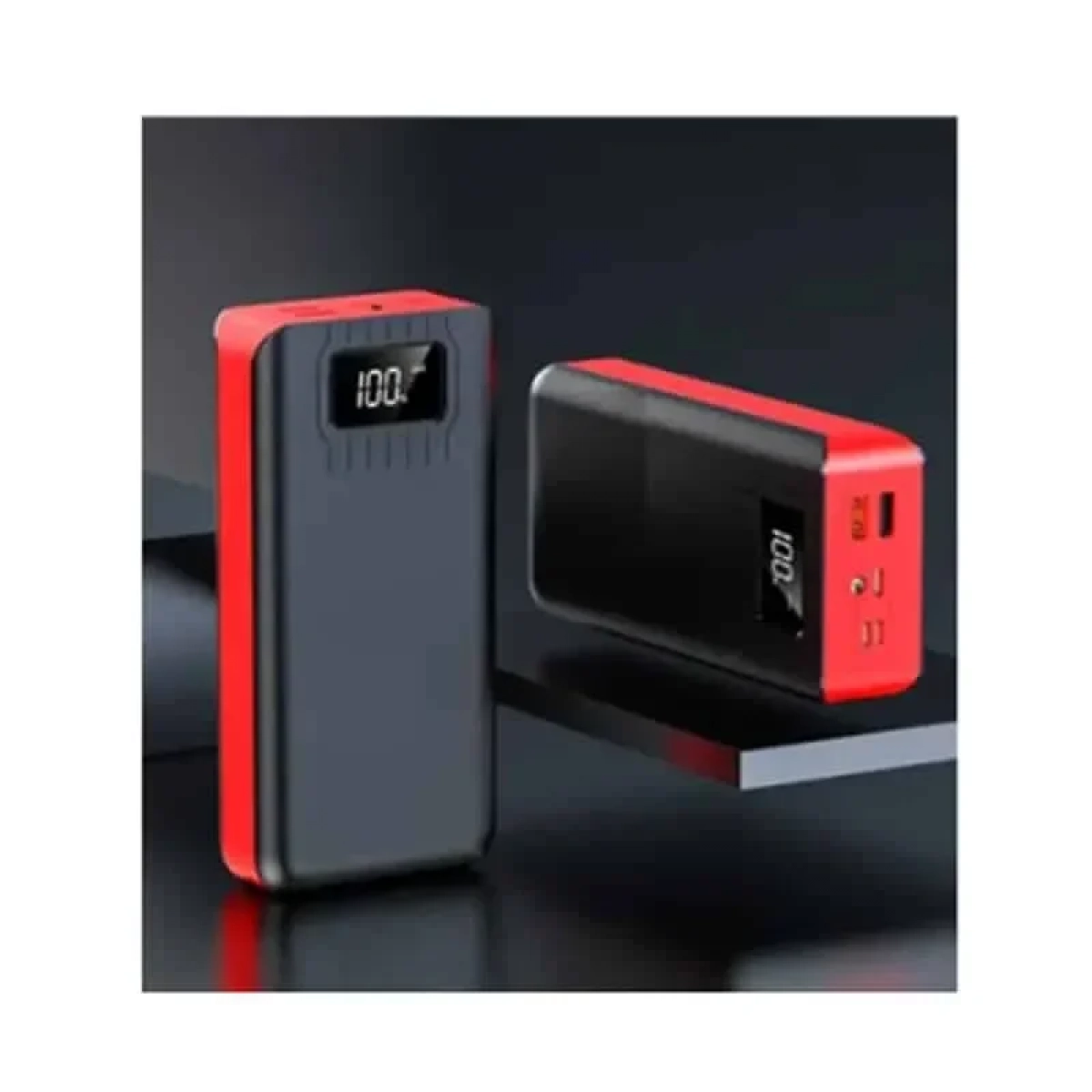 Andowl Q-CD701 Power Bank 40000mAh με 2 Θύρες USB-A και 2 Θύρες USB-C Κόκκινο Μαύρο - Image 4