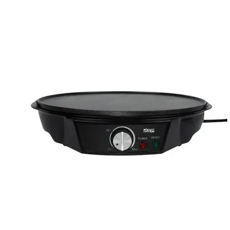 Αντικολλητική ηλεκτρική κρεπιέρα 1200W 30cm DSP KC3018 μαύρη