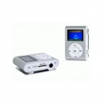 Επαναφορτιζόμενο MP3 player με οθόνη LCD Andowl Q-A208 Ασημί
