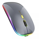 Ασύρματο Ποντίκι RF-6800c με RGB Φωτισμό - Γκρι