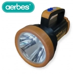 Επαναφορτιζόμενος φακός χειρός LED 1000W με ενσωματωμένο ηχείο Aerbes AB-Z1155 - Image 2