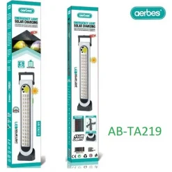 Επαναφορτιζόμενος ηλιακός φακός έκτακτης ανάγκης Aerbes AB-TA219 λευκό