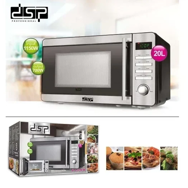 Φούρνος μικροκυμάτων 20lt 1150W DSP KB6002