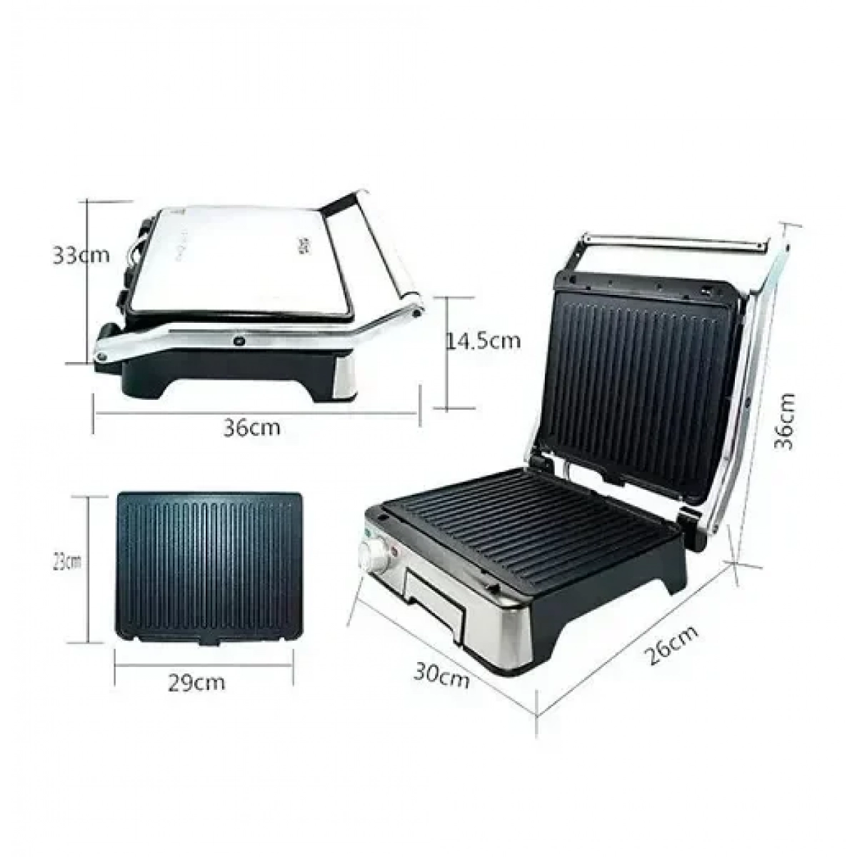 Ηλεκτρική ψησταριά μπάρμπεκιου 1800W DSP Electric Grill KB1045 - Image 3