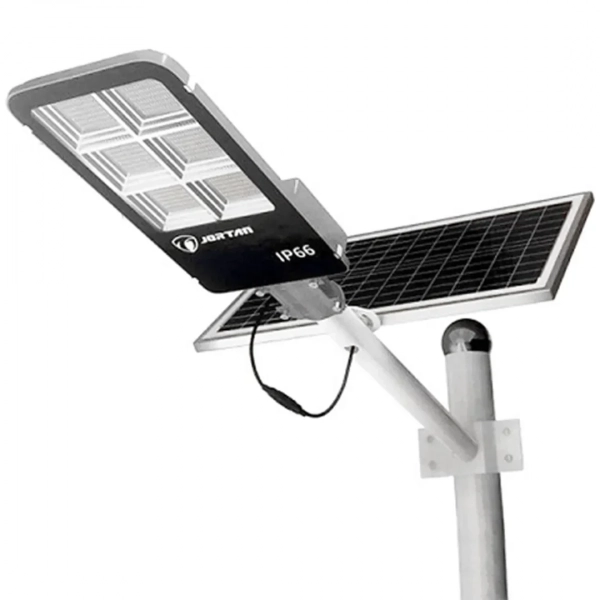 Ηλιακός Προβολέας με Χειριστήριο 400W - Jortan Solar Street Lamp Μαύρο