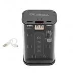 Powerbank 10000 mAh με θύρα USB & θύρα USB-C TR-2000 μαύρο
