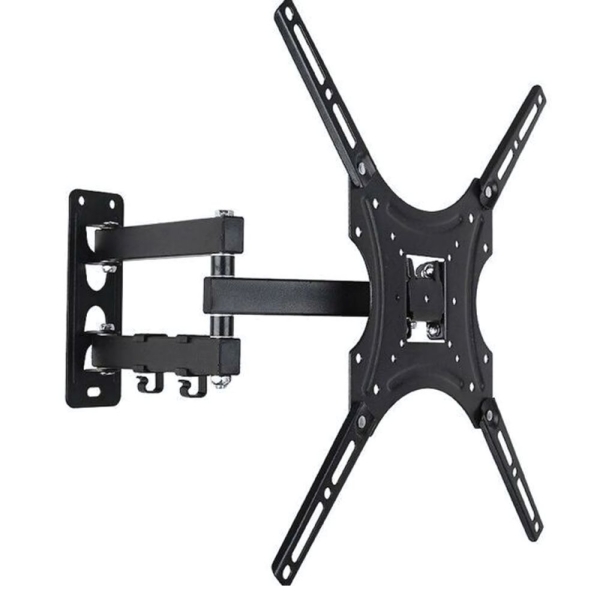 Βάση τηλεόρασης τοίχου έως 55″ και 25kg μαύρη Aerbes AB-E991 μαύρη