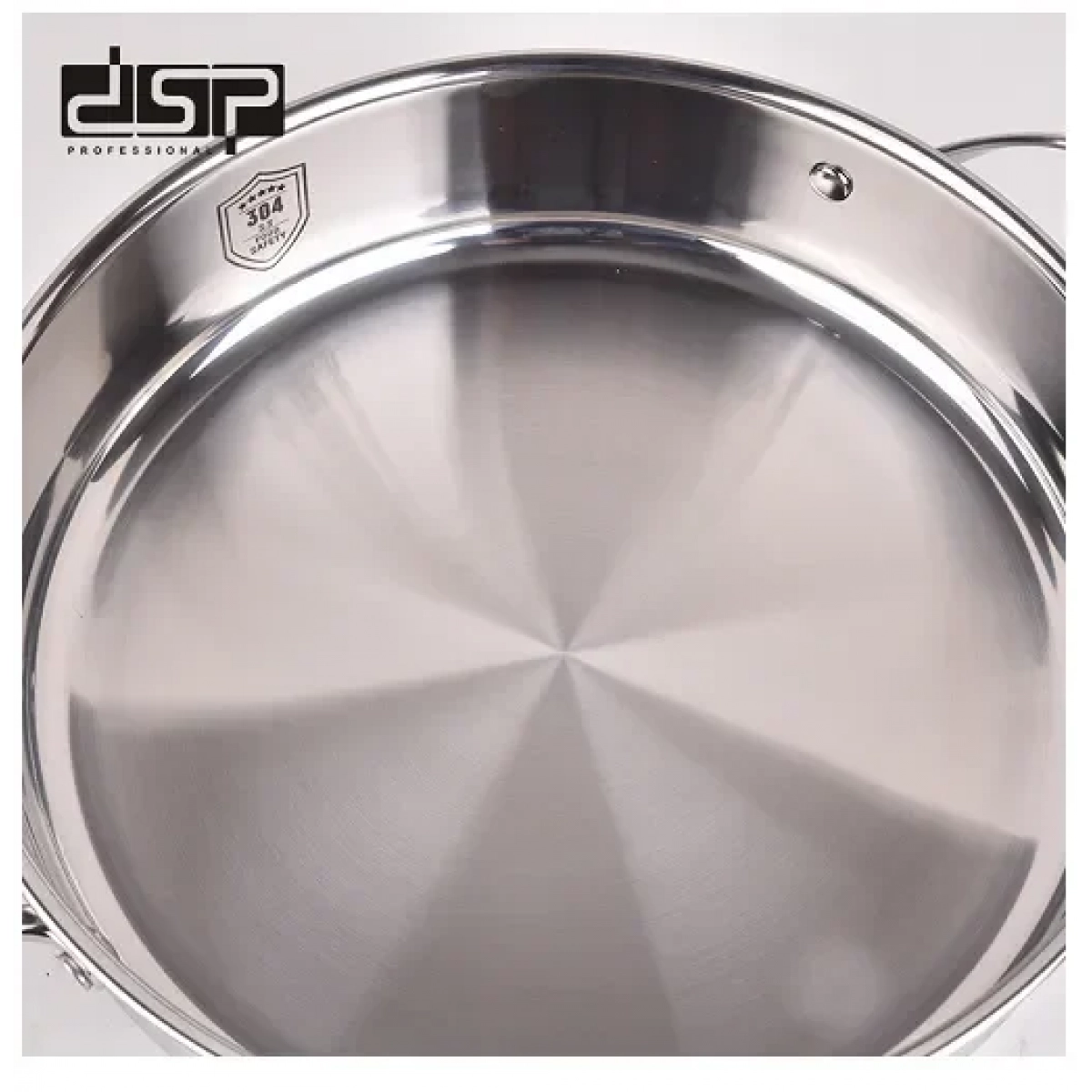 Τηγάνι ψησίματος με καπάκι 4.3L Fry Pan DSP CS001-C28 - Image 3