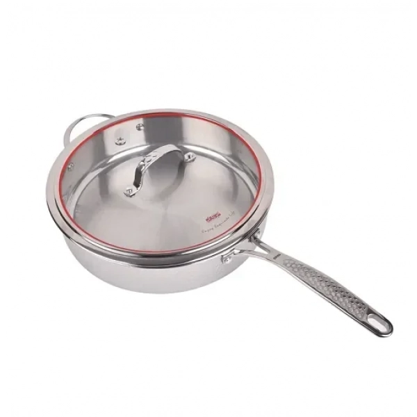 Βαθύ τηγάνι ψησίματος με καπάκι 4.3L Fry Pan DSP CS001-C28