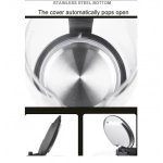 Βραστήρας νερού χωρητικότητας 1.7L 2200W DSP KK1153 - Image 3