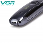 VGR V-020 Επαγγελματική Επαναφορτιζόμενη Κουρευτική Μηχανή σε Μαύρο Χρώμα