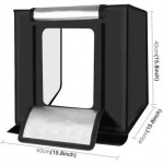 Aναδιπλούμενο στούντιο φωτογράφισης PULUZ 40x40cm με ενσωματωμένο φωτισμό LED PU5040EU – Photo box