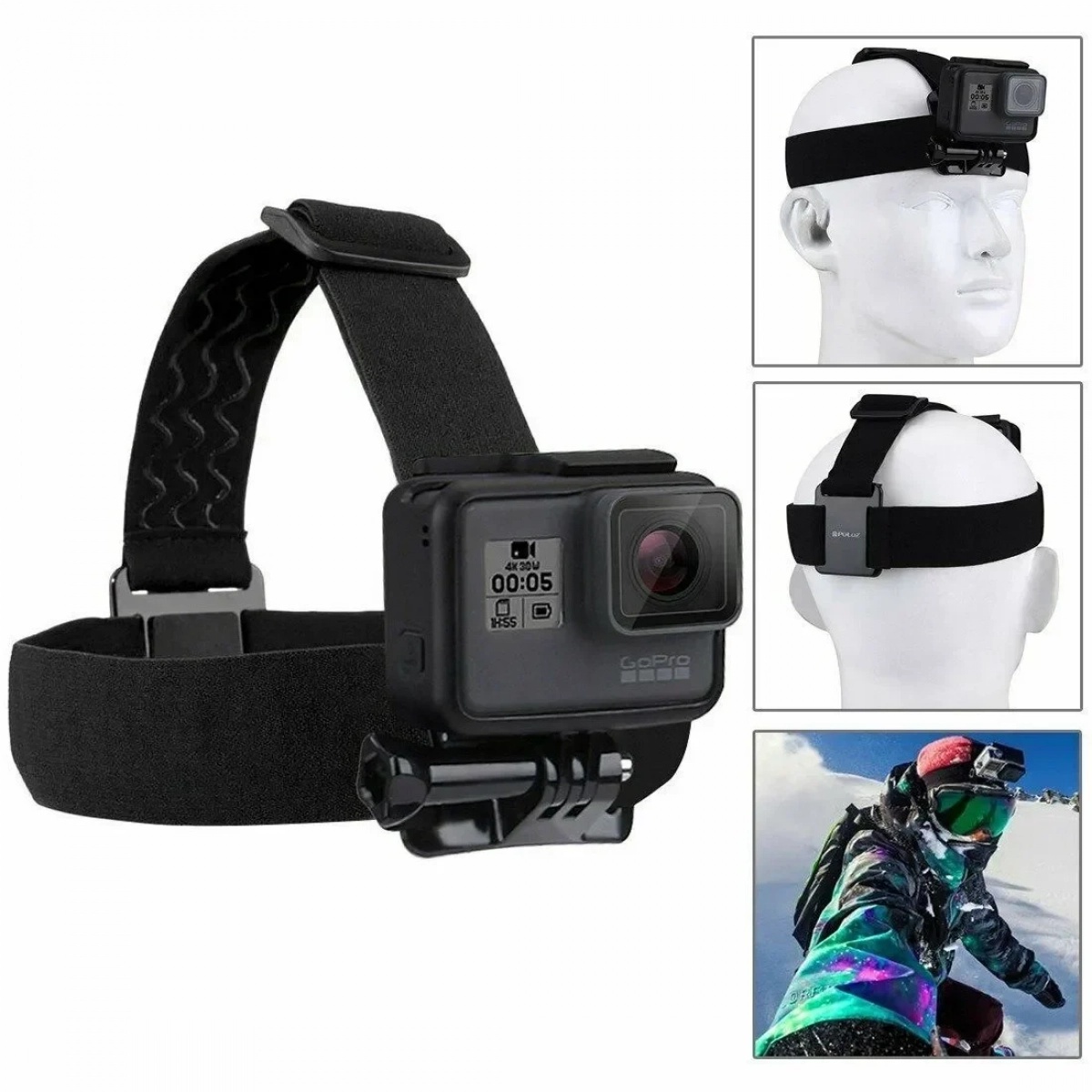 Puluz PKT09 Σετ Αξεσουάρ 53 in 1 για Action Cameras
