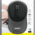Andowl QM64 Ασύρματο Mini Ποντίκι Μαύρο