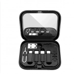 Σετ καλώδιο φόρτισης Type C 60w με 3 αντάπτορες usb σε θήκη Moxom MX-CB161