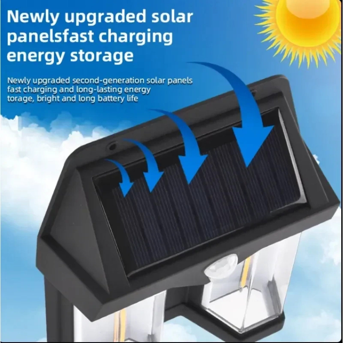 Solar Sensor Light CL-228 με Αισθητήρα Κίνησης