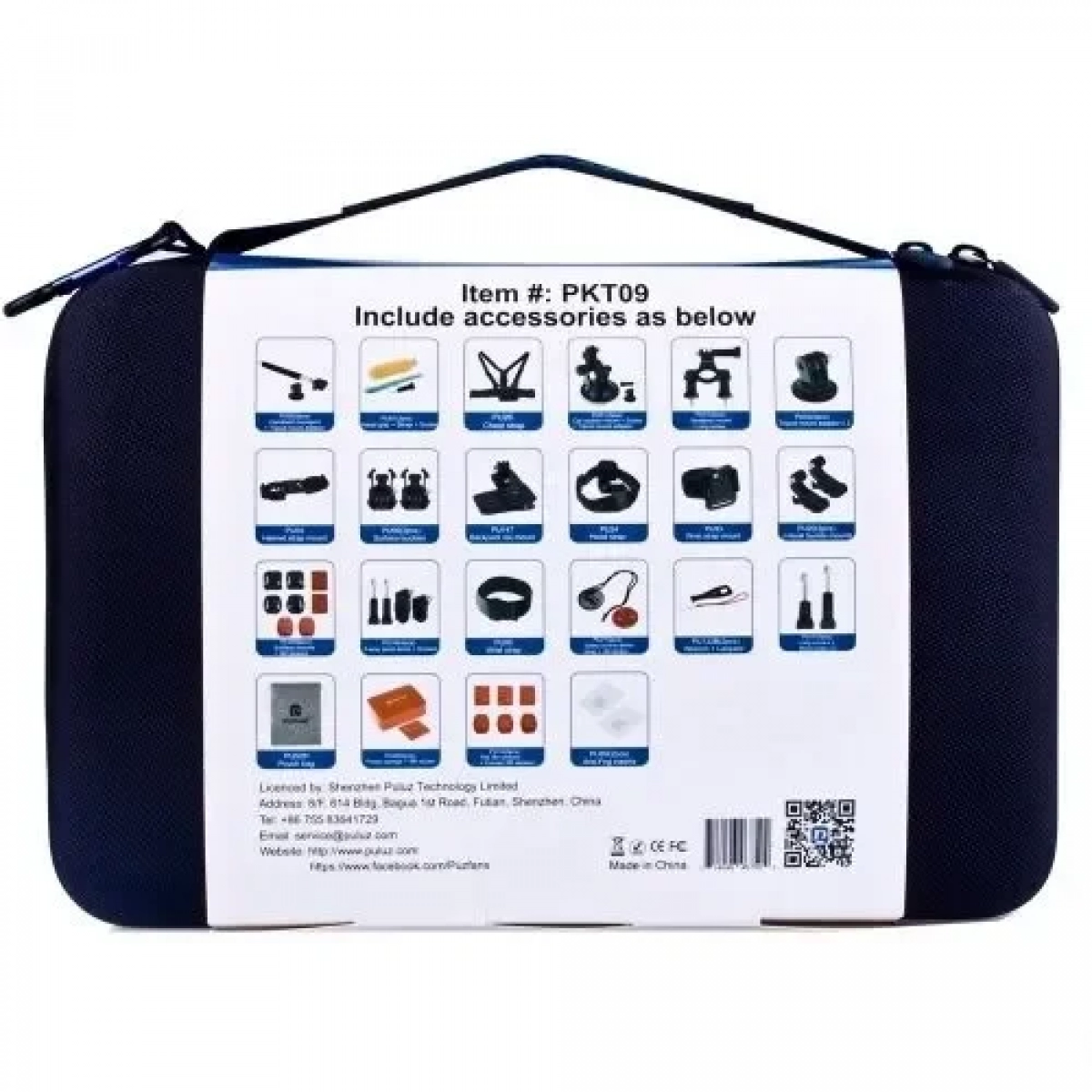 Puluz PKT09 Σετ Αξεσουάρ 53 in 1 για Action Cameras