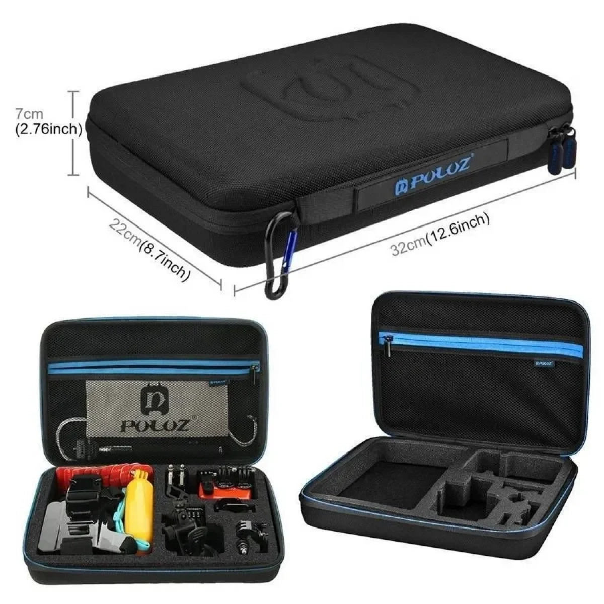 Puluz PKT09 Σετ Αξεσουάρ 53 in 1 για Action Cameras