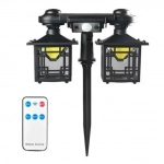 JD-2219 Επιτοίχιο Ηλιακό Φωτιστικό Φανάρι 50W 500lm Ψυχρό Λευκό 6500K με Αισθητήρα Κίνησης