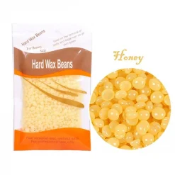 Hard Wax Beans Ζεστό Αποτριχωτικό Κερί σε Σταγόνες 100gr με άρωμα Μελιού σε Κίτρινο Χρώμα