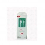 Καλώδιο 5A Quick Charge USB 3.0 USB-A to Lightning Λευκό 1m