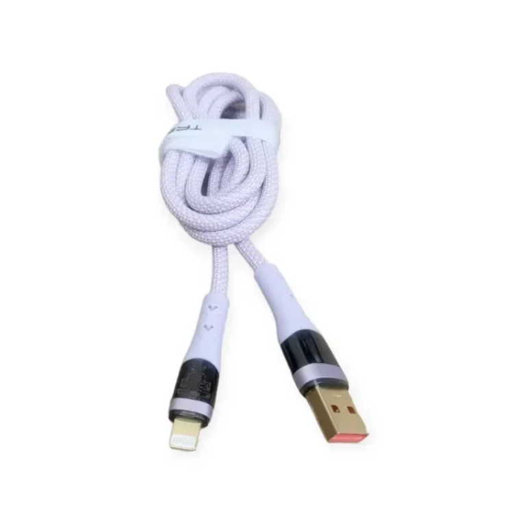 Treqa CA-8812 USB To Lighting Pin 9.1A Cable For IOS 1m Λευκό