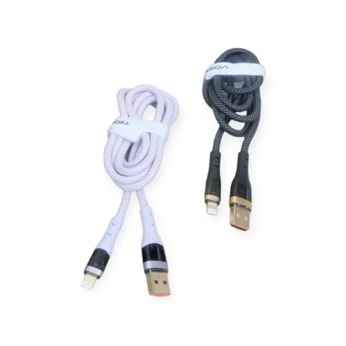 Treqa CA-8812 USB To Lighting Pin 9.1A Cable For IOS 1m Μαύρο
