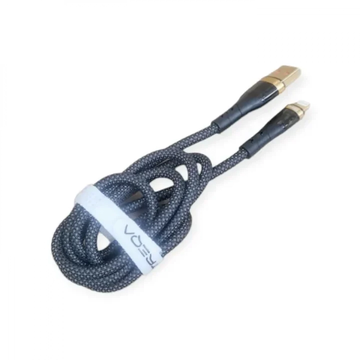Treqa CA-8812 USB To Lighting Pin 9.1A Cable For IOS 1m Μαύρο