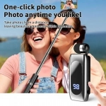 Bluetooth Handsfree Borofone K58 In-ear Bluetooth Handsfree Ακουστικό Πέτου Μαύρο