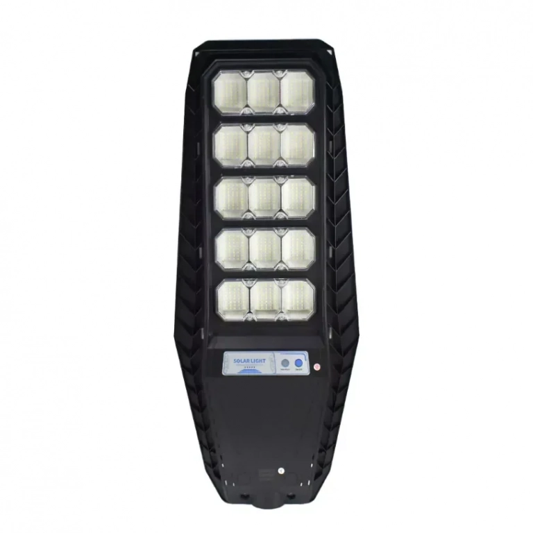 Ηλιακός Προβολέας Δρόμου LED 500W Λευκού Φωτισμού JORTAN J-500W Μαύρο