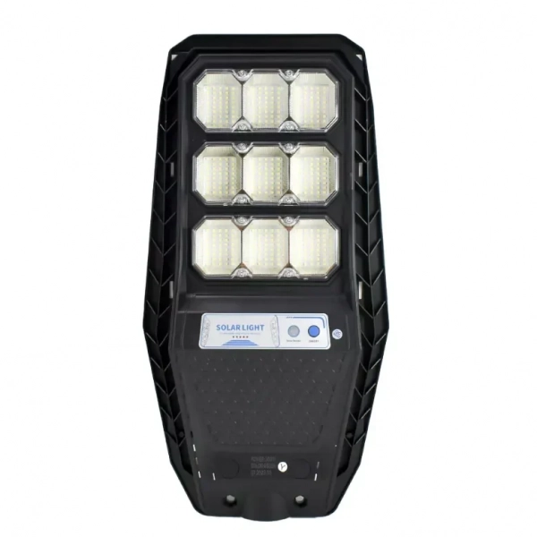 Ηλιακός Προβολέας Δρόμου LED 300W Λευκού Φωτισμού JORTAN J-300W Μαύρο