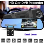Σετ Καθρέπτης με Κάμερα DVR Αυτοκινήτου 1080P με Οθόνη 4.3″ με Κλιπ & Κάμερα Οπισθοπορείας