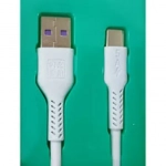 Καλώδιο 5A Quick Charge USB 3.0 USB-C male to USB-A male Λευκό 1m