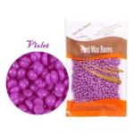 Hard Wax Beans Ζεστό Αποτριχωτικό Κερί σε Σταγόνες 100gr με άρωμα Βιολέτας σε Μωβ Χρώμα