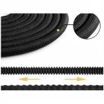 Magic Garden Hose Expandable Magic Rubber Επεκτεινόμενο Λάστιχο Κήπου & Βεράντας 50m σε Μαύρο χρώμα